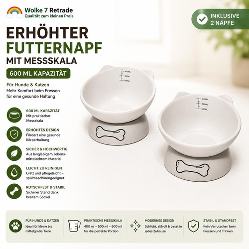 Napf erhöht set - napf,